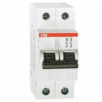 Автоматичний вимикач ABB SH202-B10 (Автомат АББ 2-полюсний 10А)