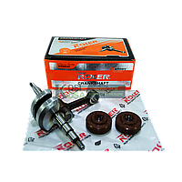 Колінвал пила PARTNER 350-371 к-кт гайка маховика + підшипник + сальник ( NOKER)