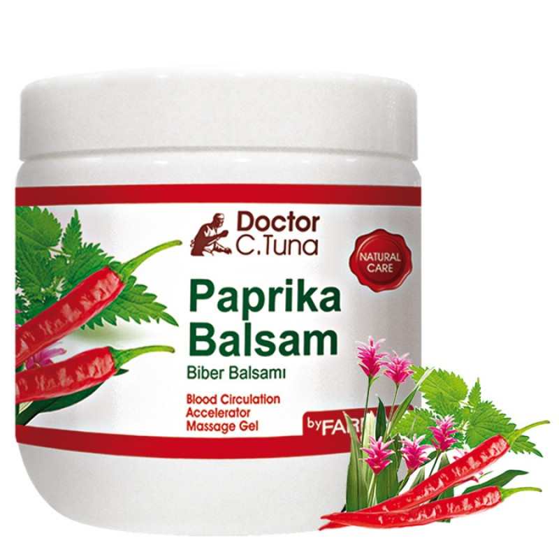 Масажний гель з паприкою та перцем чилі Paprika Balsam Dr.Tuna Farmasi (1103010)