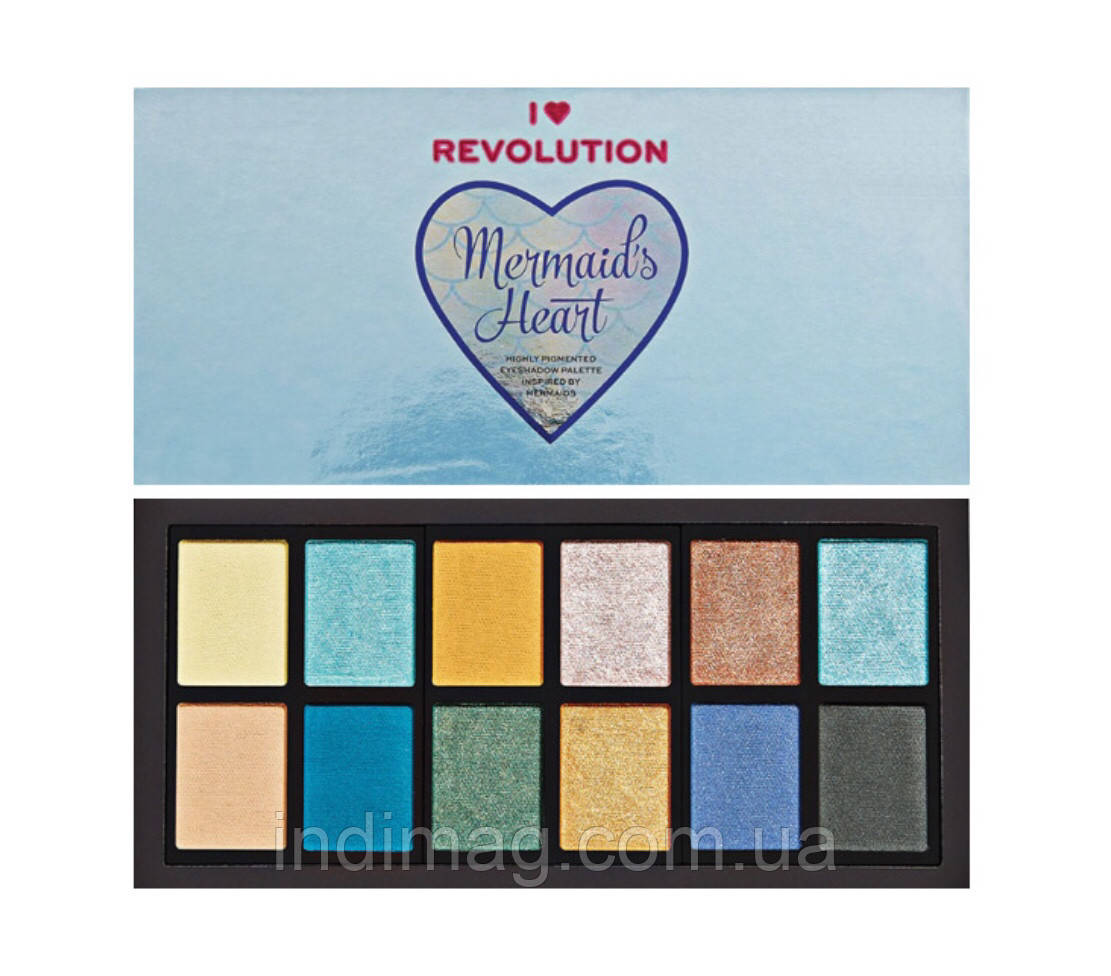 Makeup I Heart Revolution Unicorns Heart Eyeshadow Palette - фото 1 - id-p901443872