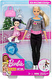 Лялька Барбі Тренер з фігурного катання Barbie Ice Skating Coach Doll & Playset, Blonde Mattel, фото 3