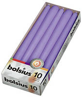 Свеча коническая ультрафиолетовая Bolsius 24,5 см 10 шт (s30-042Б)