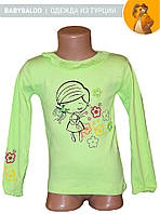 Батник дитячий "Дівчинка в квіточках" (від 1 до 4 років)