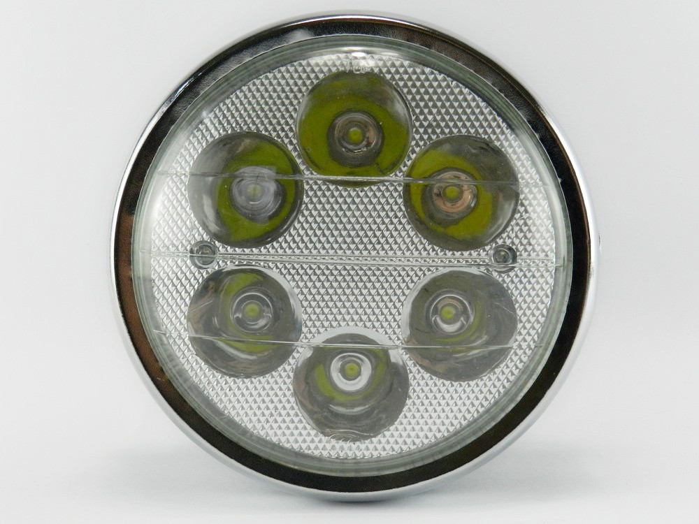 Лампа вставка диодная в круглую фару Дельта/Альфа (со стеклом)(112884) - фото 6 - id-p1030849896