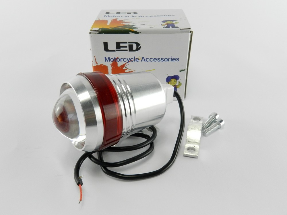 Фара дополнительная LED линза (с креплением на руль/дуги) TVR(113148)