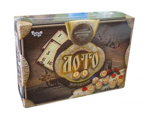 Настольная Игра Danko Toys Лото Дорожное с Деревянными Бочонками DTG51 ...