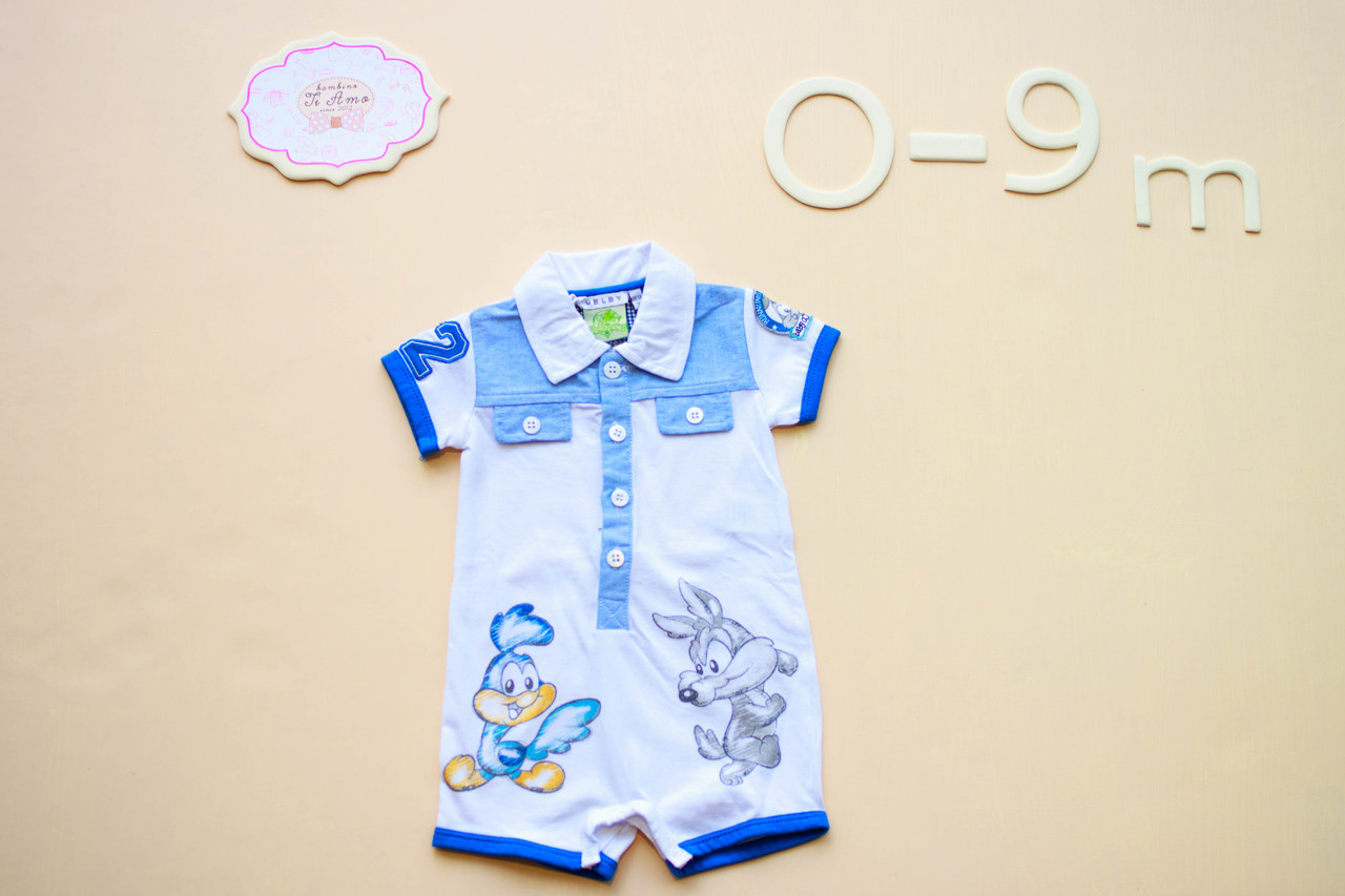 Стильний пісочник для хлопчика Melby Італія 47051734WB білий  ⁇  Пісочник для новонароджених, фото 1