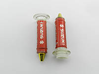 Ручки газа силиконовые Suzuki с отбойником, пара(03639)