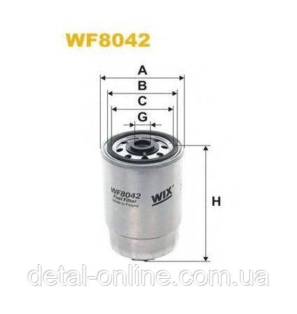 ФТ020-1117010 фільтр паливний WF8042/PP837 (виробництво WIX-Filtron)