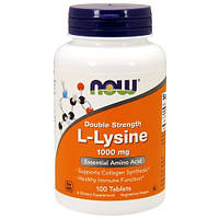 L-Lysine 500 мг NOW, 100 таблеток