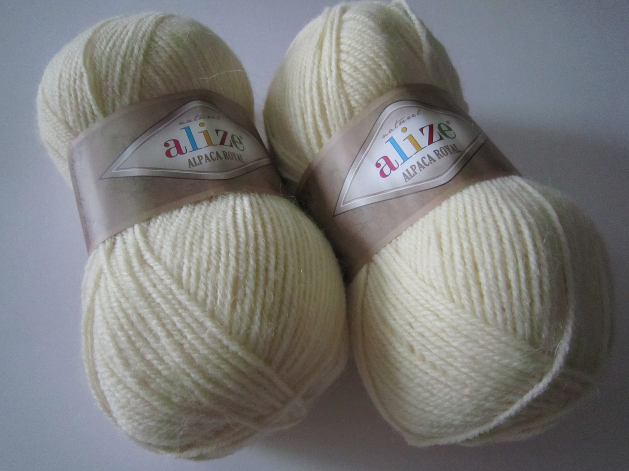 ALPACA ROYAL 01 КРЕМОВИЙ - 30% альпака, 15% вовна, 55% акрил, фото 1