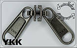 Бігунок No8RC YKK для спіральної блискавки на дві ручки., фото 4