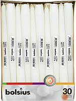 Свічка біла конічна 24.5 см 30 шт