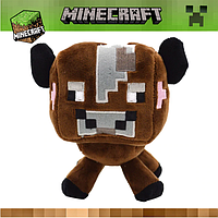 Мягкая игрушка Майнкрафт Коричневая корова Minecraft