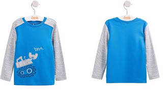 Кофта хл Бембі ФБ662 ,80 інтерлок блакитний