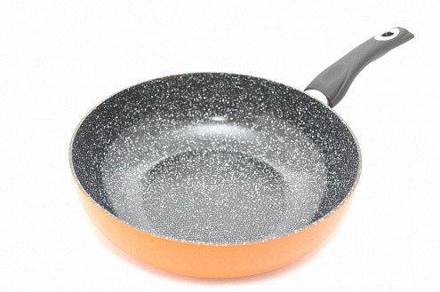 Сковорода "Penetta" 24х7.7см з індукційним дном алюмінієва з керамічним антипригарним покриттям Fissman, фото 1