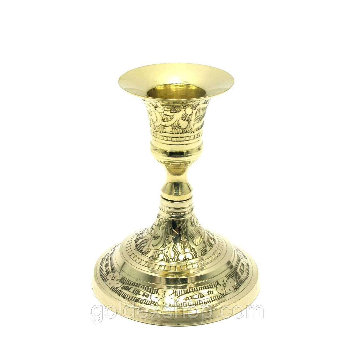 Підсвічник на 1 свічку з бронзи (висота 10 см)(160 р.)
