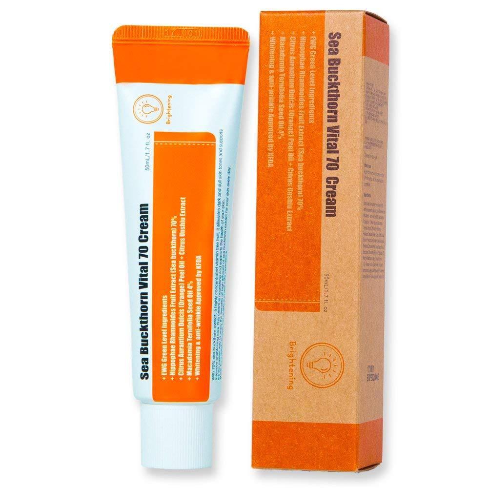 Витаминный крем с экстрактом облепихи Purito Sea Buckthorn Vital 70 Cream 50ml Корея