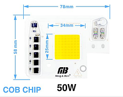 №11 LEd Smart IC 50w 6000K Світлодіод 50 ват 220 вольт