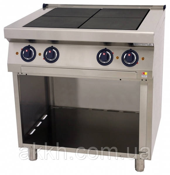 Фото Плита электрическая Kogast EST47/P  на 4 конфорки на открытой базе