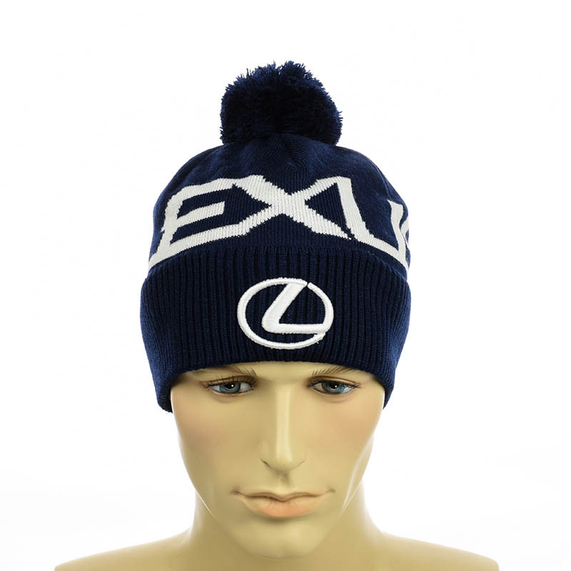 Молодіжна чоловіча шапка "Lexus" темно-синій