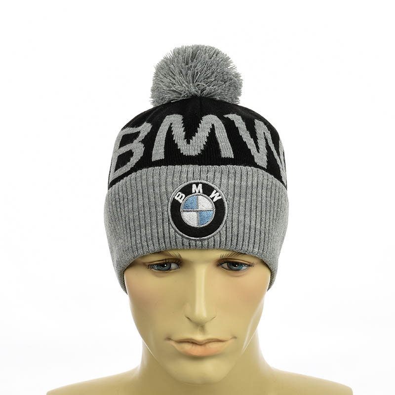 Підліткова шапка "BMW" сірий