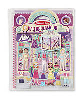 1, Объемные многоразовые наклейки Melissa & Doug Puffy Sticker Activity Book: Day of Glamour 196 наклеек