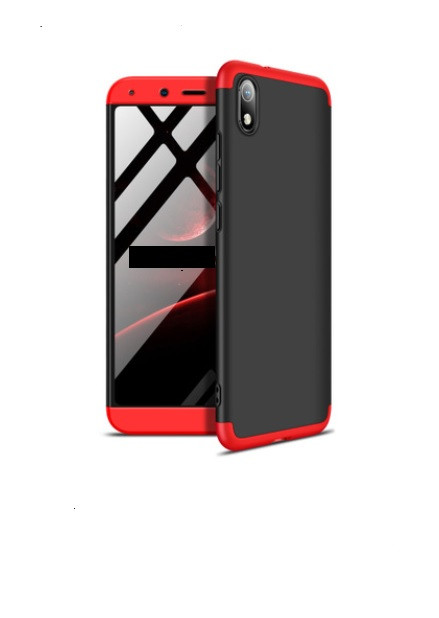 Чохол GKK для Xiaomi Redmi 7A бампер Чорно-червоний