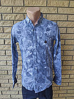 Рубашка мужская коттоновая брендовая высокого качества EL ZARA, Турция