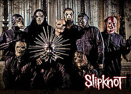 Плакат Slipknot (white logo)