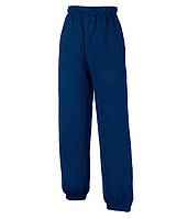 Детские спортивные штаны с резинкой внизу Темно-Синий 164 см