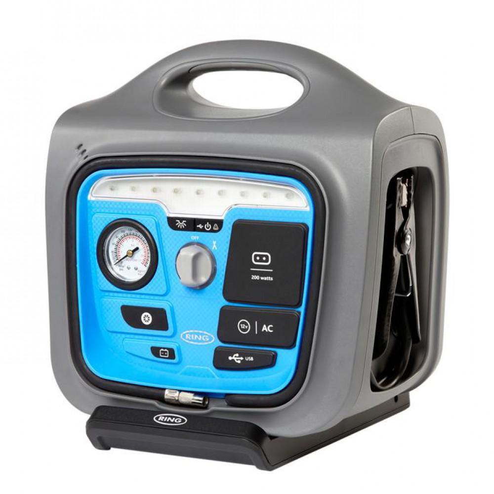 Пуско зарядний пристрій 3в1 Ring REPP170 + компрессор + інвертор