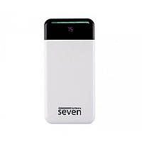 Акумулятор для портативних пристроїв SEVEN P7 10000 mAh Type-C White
