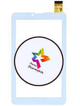 Сенсорний екран для планшета Bravis NP725 3G IPS (185*104), білий (MF-583-070F-2)