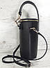 641 Натуральна шкіра Сумка жіноча чорна шкіряна Сумка-ведро bucketbag Сумка жіноча з натуральної шкіри, фото 7