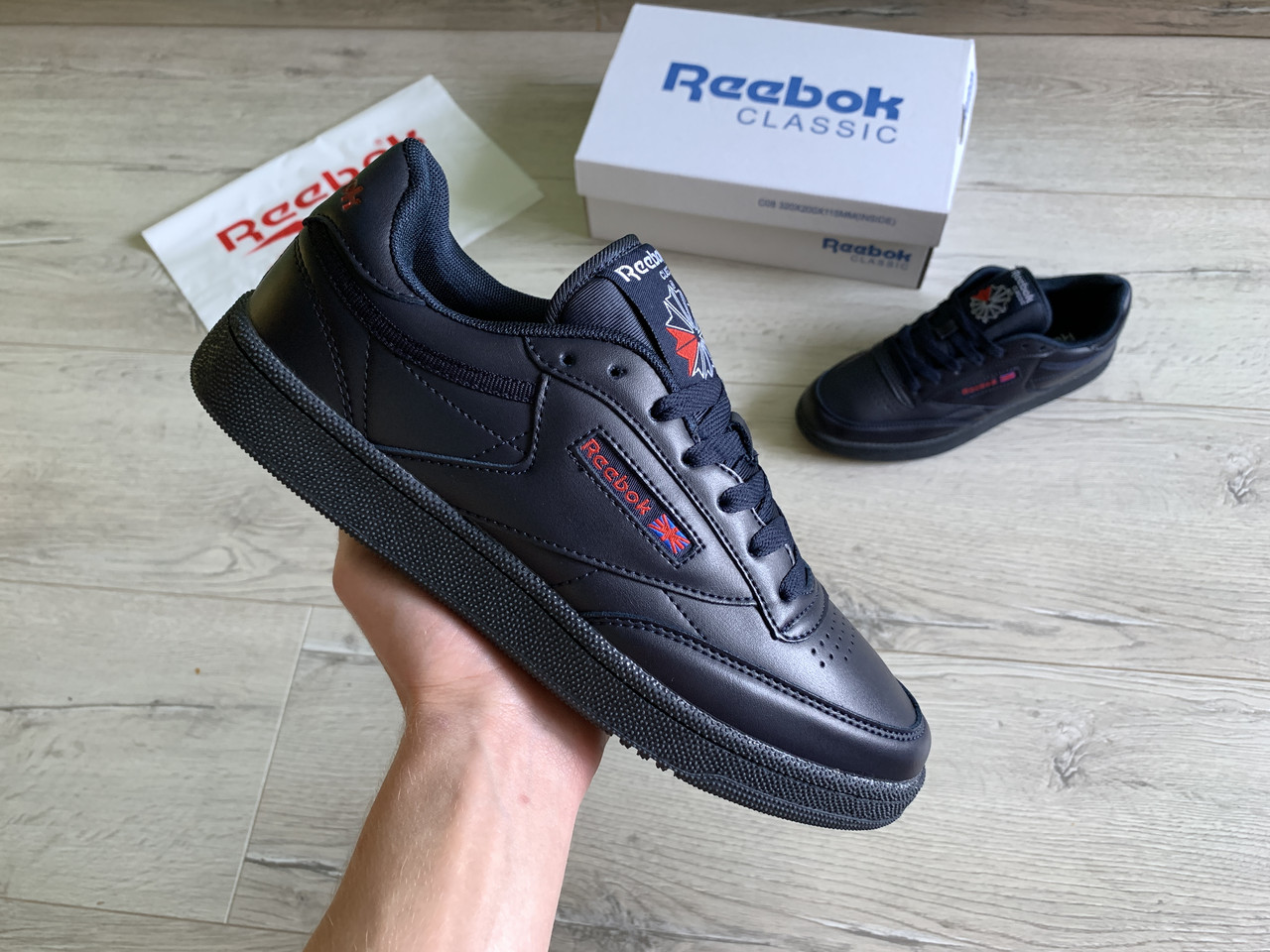 Чоловічі кросівки кеди Reebok Classic Dark Blue