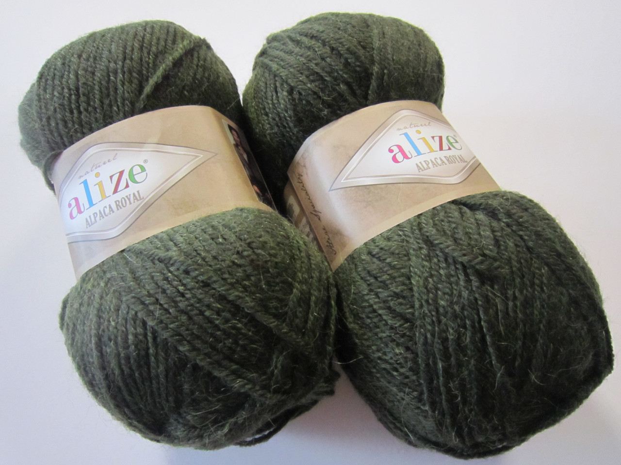 ALPACA ROYAL 567 ЗЕЛЕНИЙ МЕЛАНЖ - 30% альпака, 15% вовна, 55% акрил, фото 1