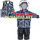 Термо зимовий роздільний комбінезон для хлопчика напівкомбінезон та куртка зі знімною овчиною 2995 С красной полоской, 98, фото 2