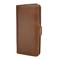 Чехол-книжка Leather Wallet для Samsung Galaxy A60 / Galaxy M40 Коричневый