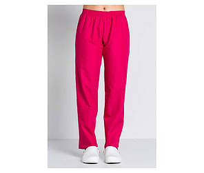 Штани медичні жіночі рожеві на резинці без кишень Atteks - 03203, фото 1