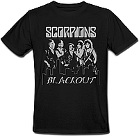 Футболка Scorpions Blackout - Band (чёрная)