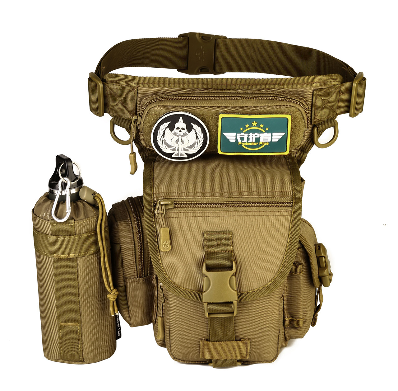 Cумка тактическая набедреная (Leg-Bag) EDC Protector Plus K314 coyote - фото 5 - id-p1031470440