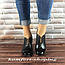 Туфлі жіночі шкіряні, чорні V 1234, фото 3