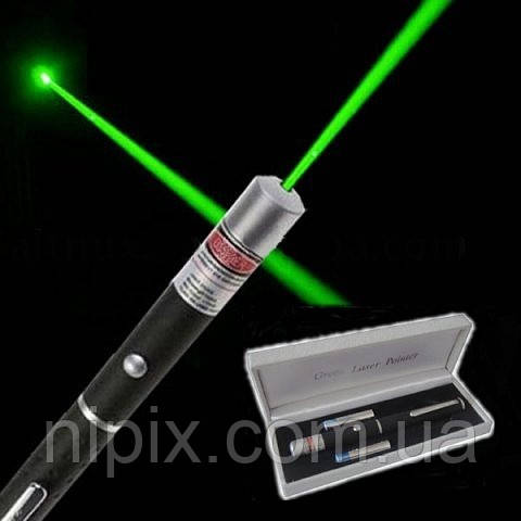 Потужний лазерний покажчик (зелений) Green Laser Pointer 50мВт