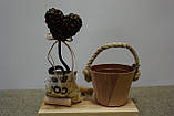 Кашпо-декор із кавових зерен, фото 4