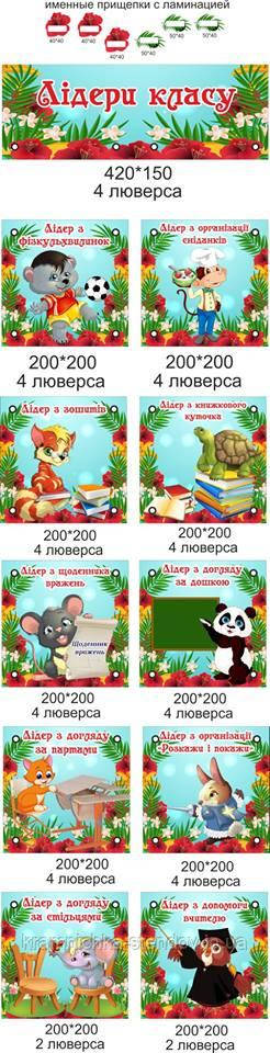 Стенд: "Лідери класу", фото 1