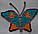 Метелики великі гачком, фото 7