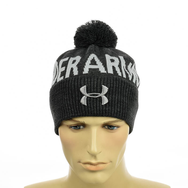 Молодіжна чоловіча шапка темно-сірий