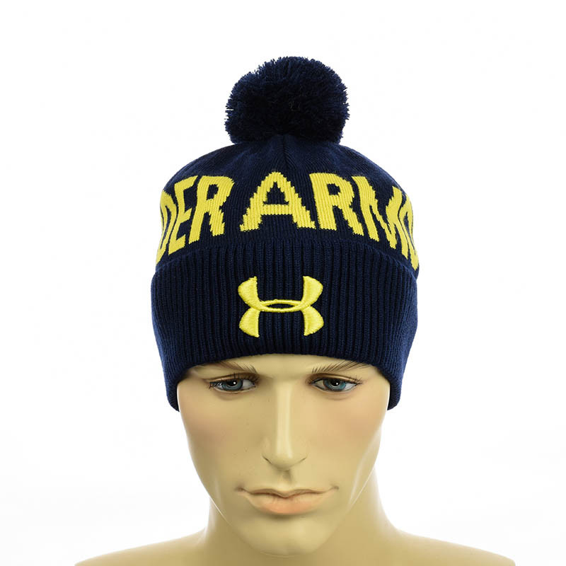 Молодіжна чоловіча шапка темно-синій