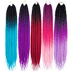 22 СЕ косички ЗІЗІ 60см. 100гр. Омбре "Braid Hair"